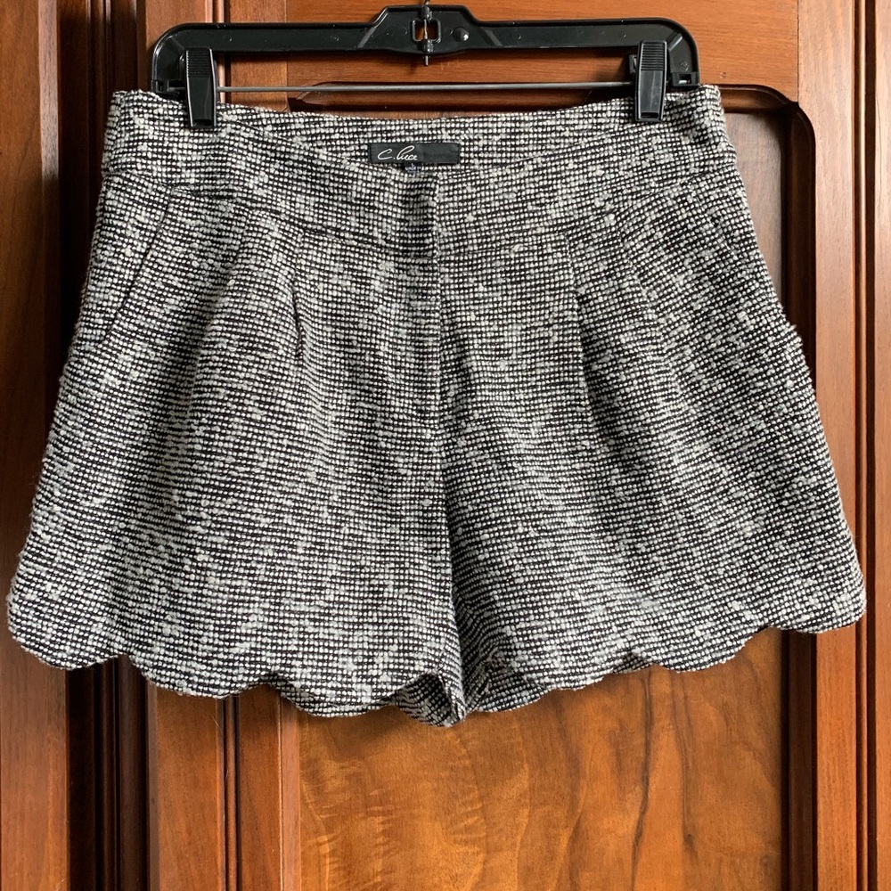 Wool Blend Fall Shorts